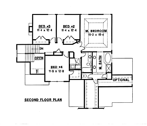 upper floor house blueprint