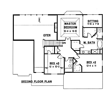 upper floor house blueprint