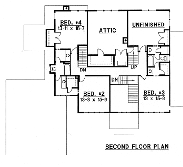 upper floor house blueprint