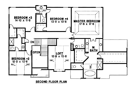 upper floor house blueprint