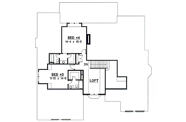 upper floor house blueprint