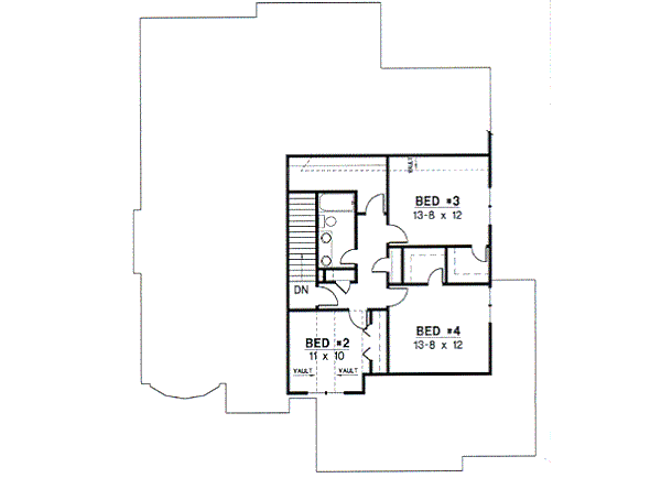 upper floor house blueprint