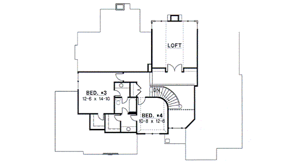 upper floor house blueprint