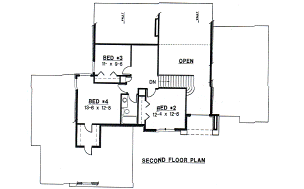 upper floor house blueprint
