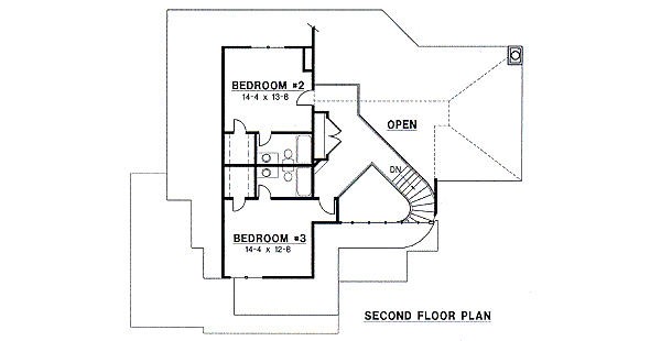 upper floor house blueprint