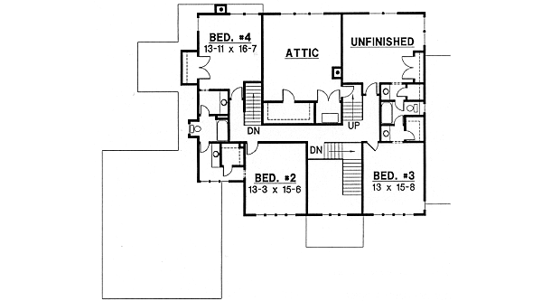 upper floor house blueprint