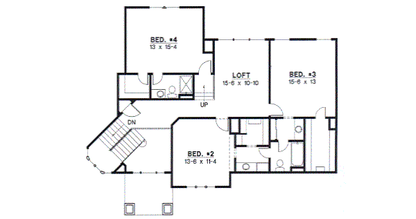 upper floor house blueprint