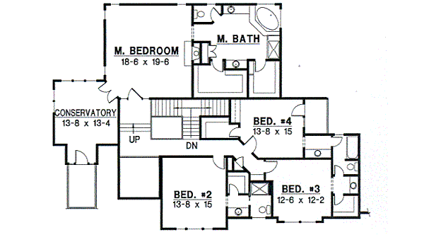 upper floor house blueprint