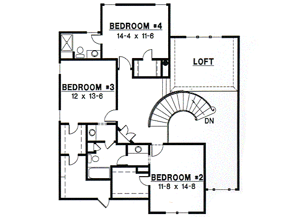 upper floor house blueprint