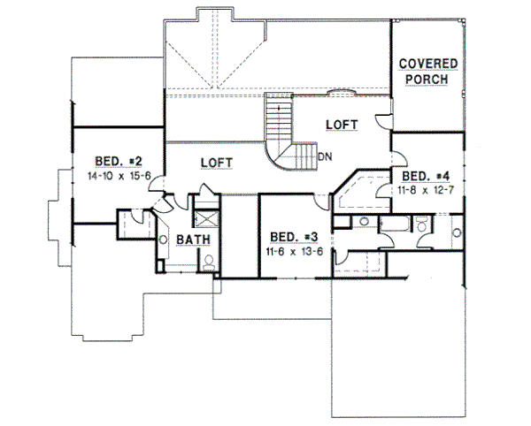 upper floor house blueprint