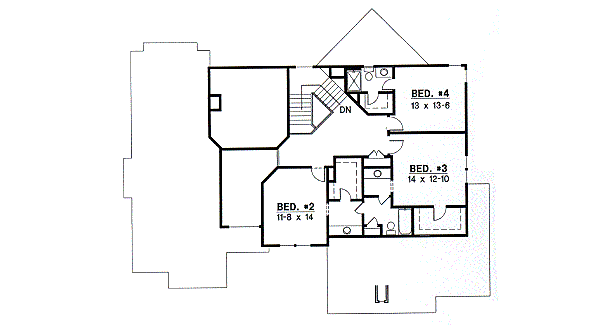 upper floor house blueprint