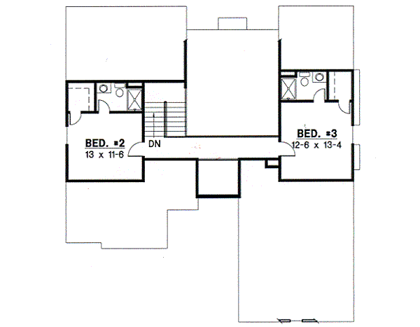 upper floor house blueprint