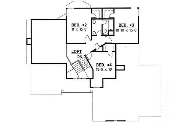 upper floor house blueprint