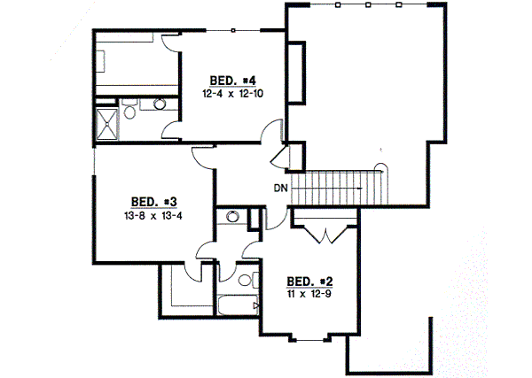 upper floor house blueprint