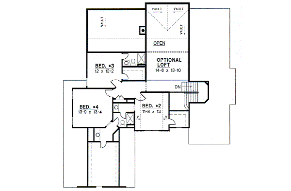upper floor house blueprint