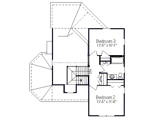 upper floor house blueprint