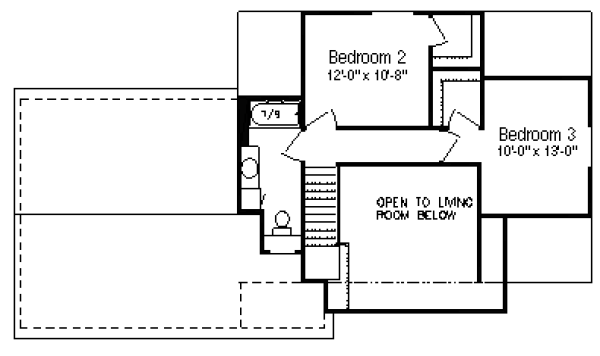 upper floor house blueprint