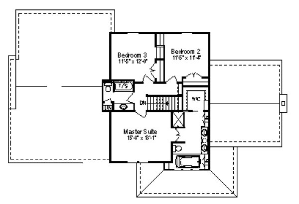 upper floor house blueprint