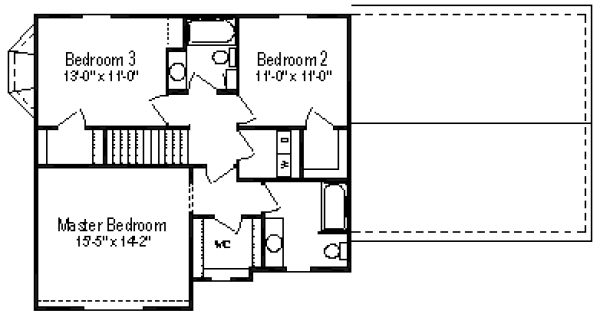 upper floor house blueprint