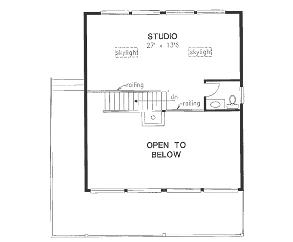 upper floor house blueprint