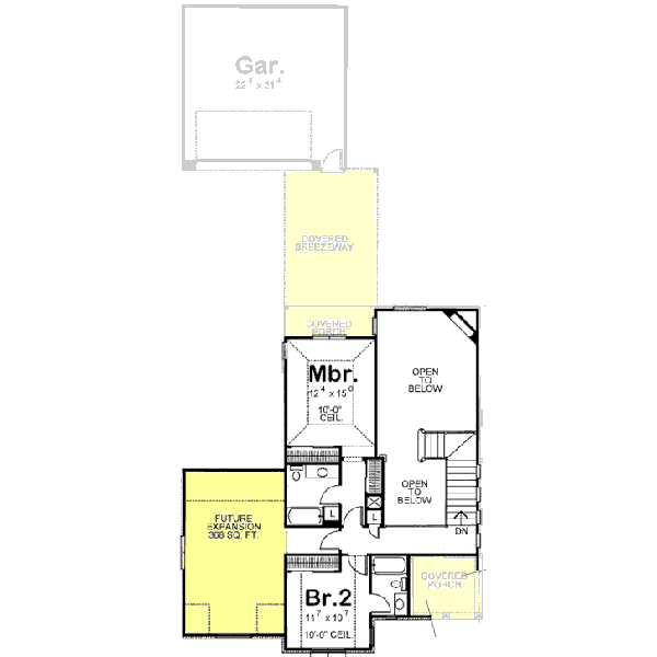 upper floor house blueprint