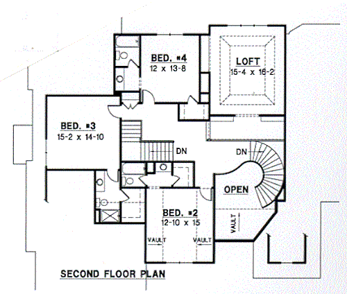 upper floor house blueprint