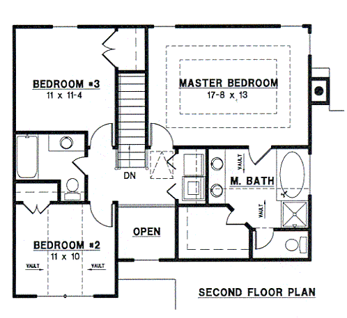 upper floor house blueprint