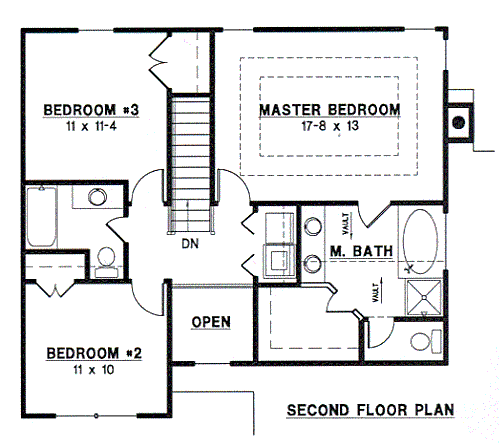 upper floor house blueprint