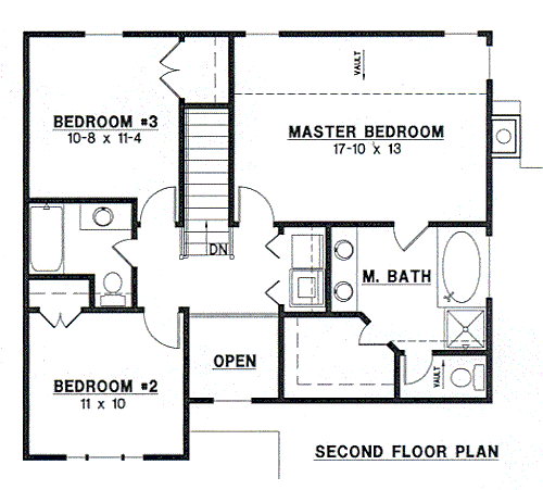 upper floor house blueprint
