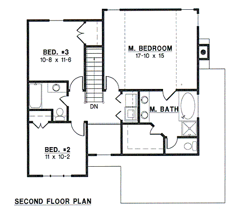 upper floor house blueprint