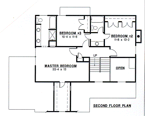 upper floor house blueprint