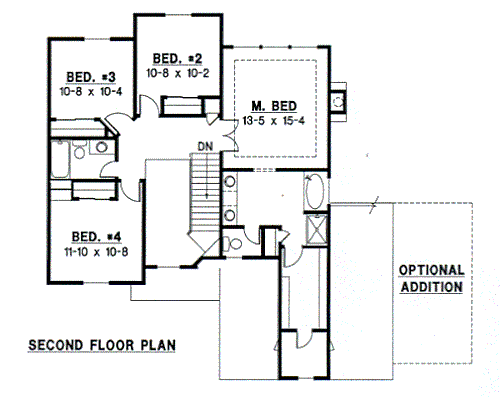 upper floor house blueprint