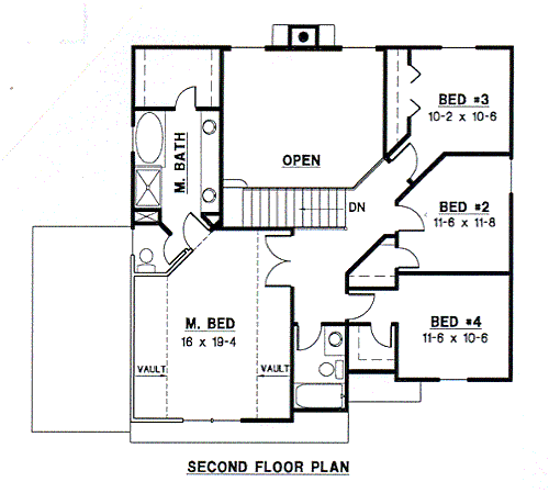upper floor house blueprint