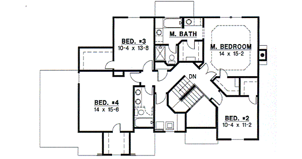 upper floor house blueprint