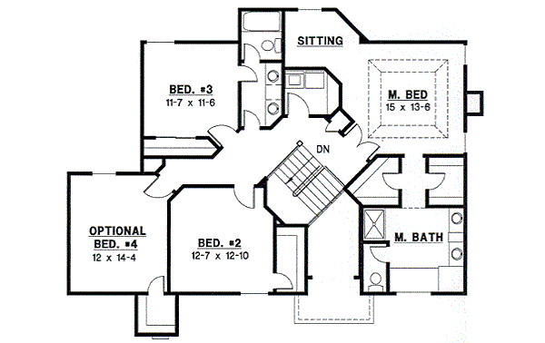 upper floor house blueprint