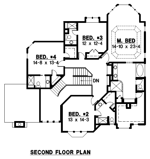 upper floor house blueprint