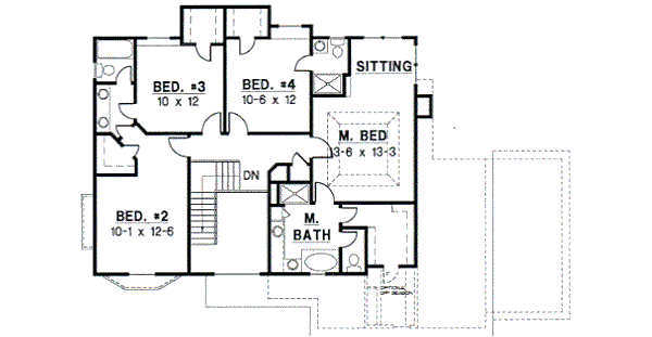 upper floor house blueprint