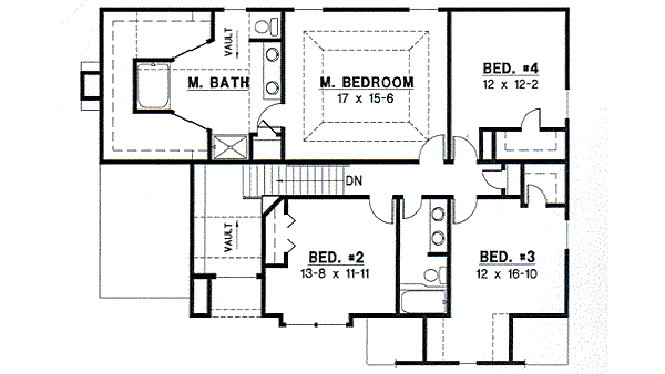 upper floor house blueprint
