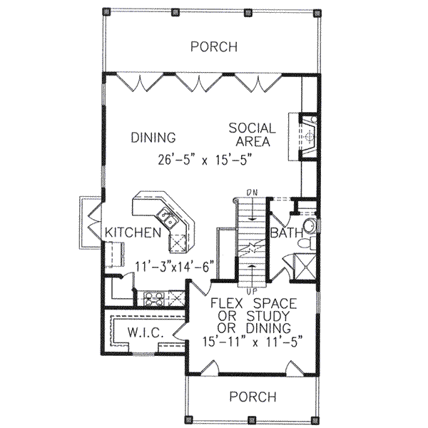upper floor house blueprint