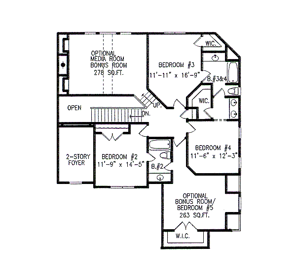 upper floor house blueprint