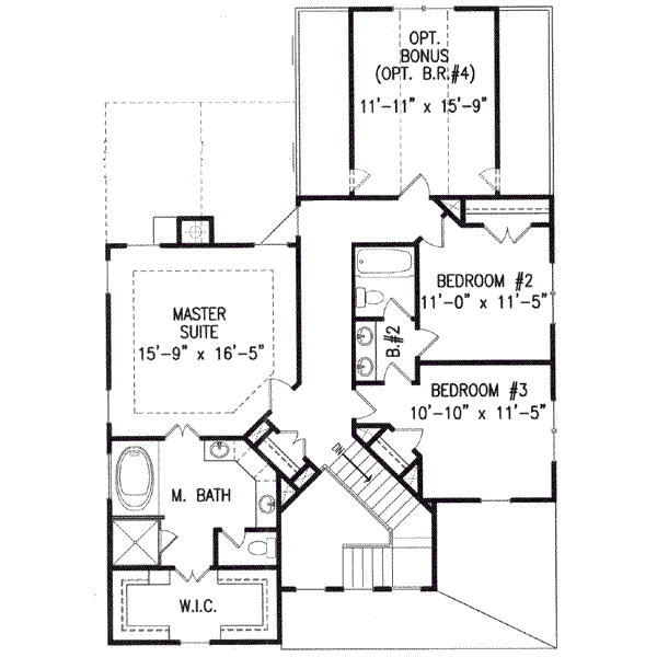 upper floor house blueprint