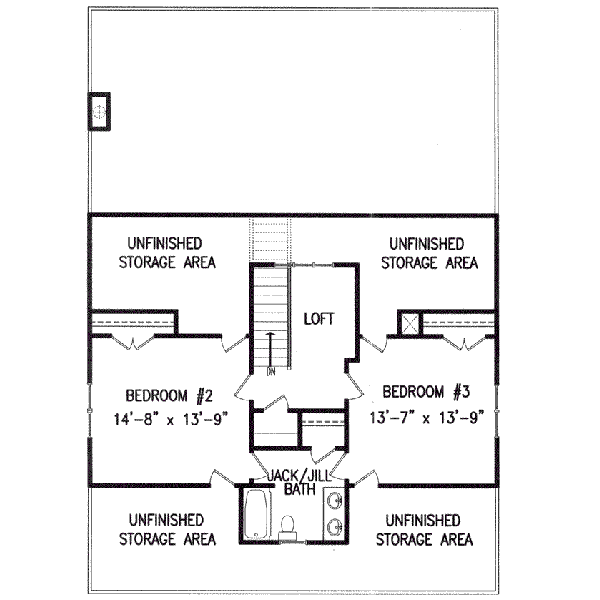 upper floor house blueprint