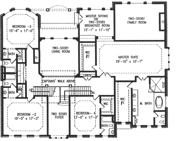 upper floor house blueprint