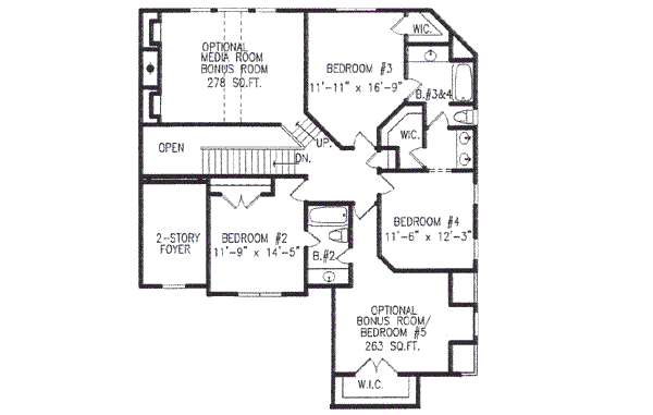 upper floor house blueprint