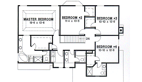 upper floor house blueprint