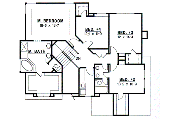 upper floor house blueprint