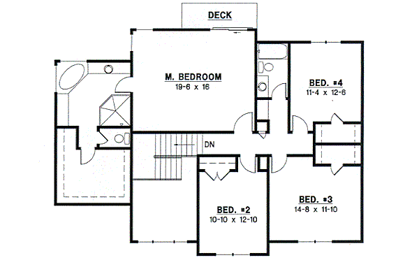 upper floor house blueprint