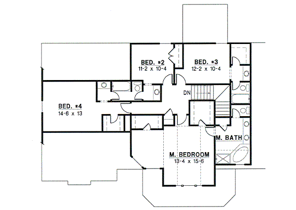 upper floor house blueprint
