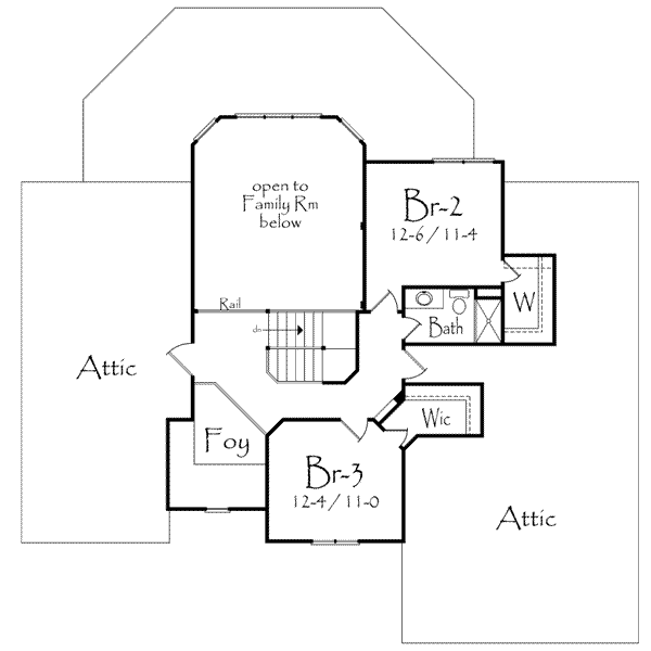 upper floor house blueprint