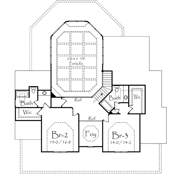 upper floor house blueprint